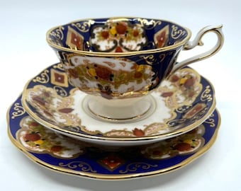 Royal Albert Heirloom Trio with Teacup Saucer and Side Plate