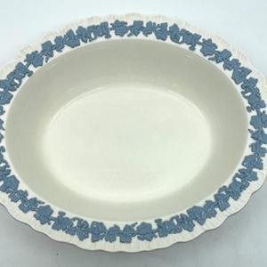Wedgwood of Etruria and Barlaston Embossed Queen’s Ware Serving Bowl