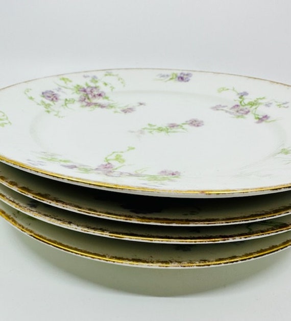 GDA France CH Field Haviland Limoges Set of Four Dinner Plates - Etsy