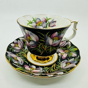 Royal Albert Provincial Flowers Prairie Crocus Teacup and Saucer