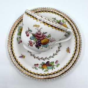 Spode Rockingham Trio Teacup Saucer and Side Plate