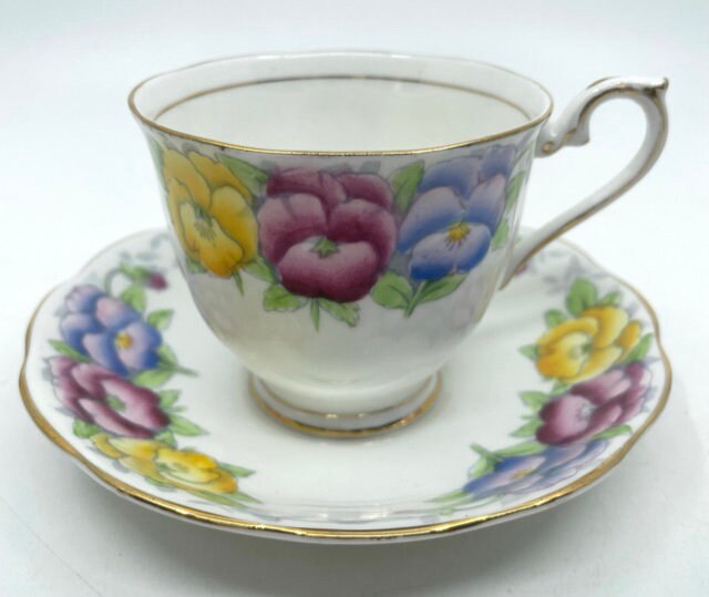 Royal Albert Pansy Teacup and Saucer
