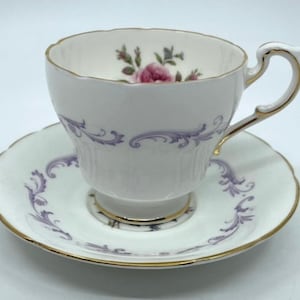 Filiżanka do herbaty i spodek Paragon Century Rose
