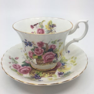 Royal Albert Flower Basket Teacup