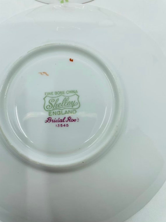 Shelley Bridal Rose - Oleander Shape Teacup and Saucer - Etsy