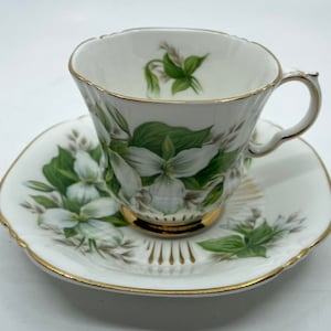 Royal Adderley Trillium Teacup and Saucer