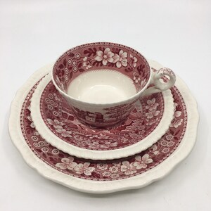 Copeland Spode Tower Trio - pink