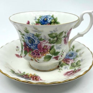 Royal Albert Summertime Series Unnamed Teacup and Saucer
