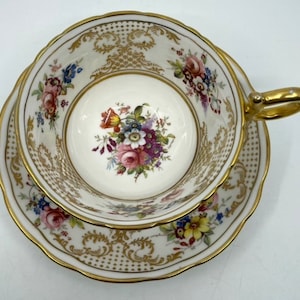 Hammersley Lady Eileen F. Howard Signed Teacup and Saucer