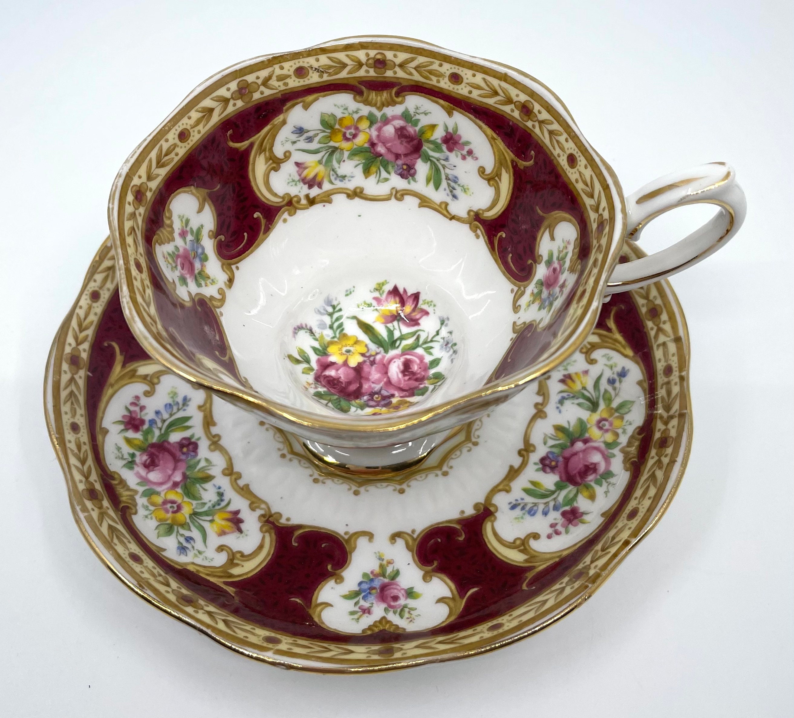 ロイヤルアルバート レディーハミルトン 1940年代 ティーカップ