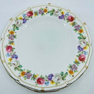 Royal Crown Derby- Set of 4 Dinner Plates. - Melody