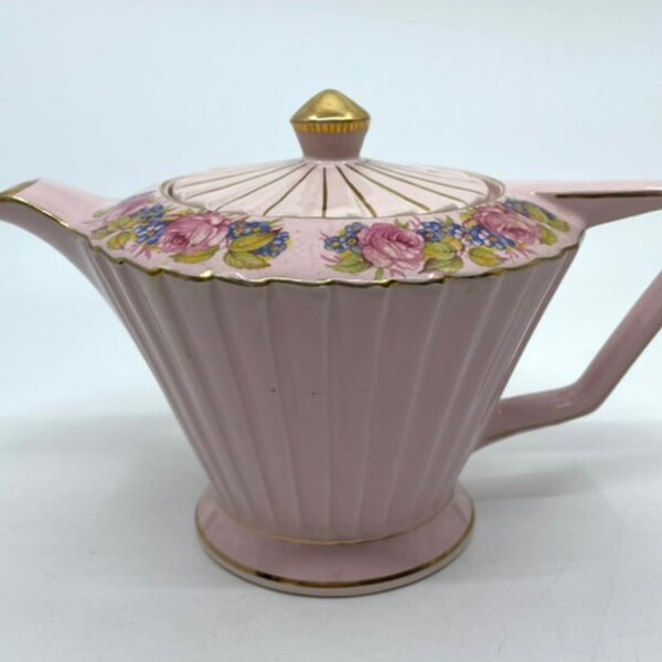Pink Sadler Teapot Etsy
