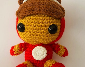 Crochet Pattern: Iron Man Amigurumi (PDF) , Crochet Baby Amigurumi,Baby Ironman