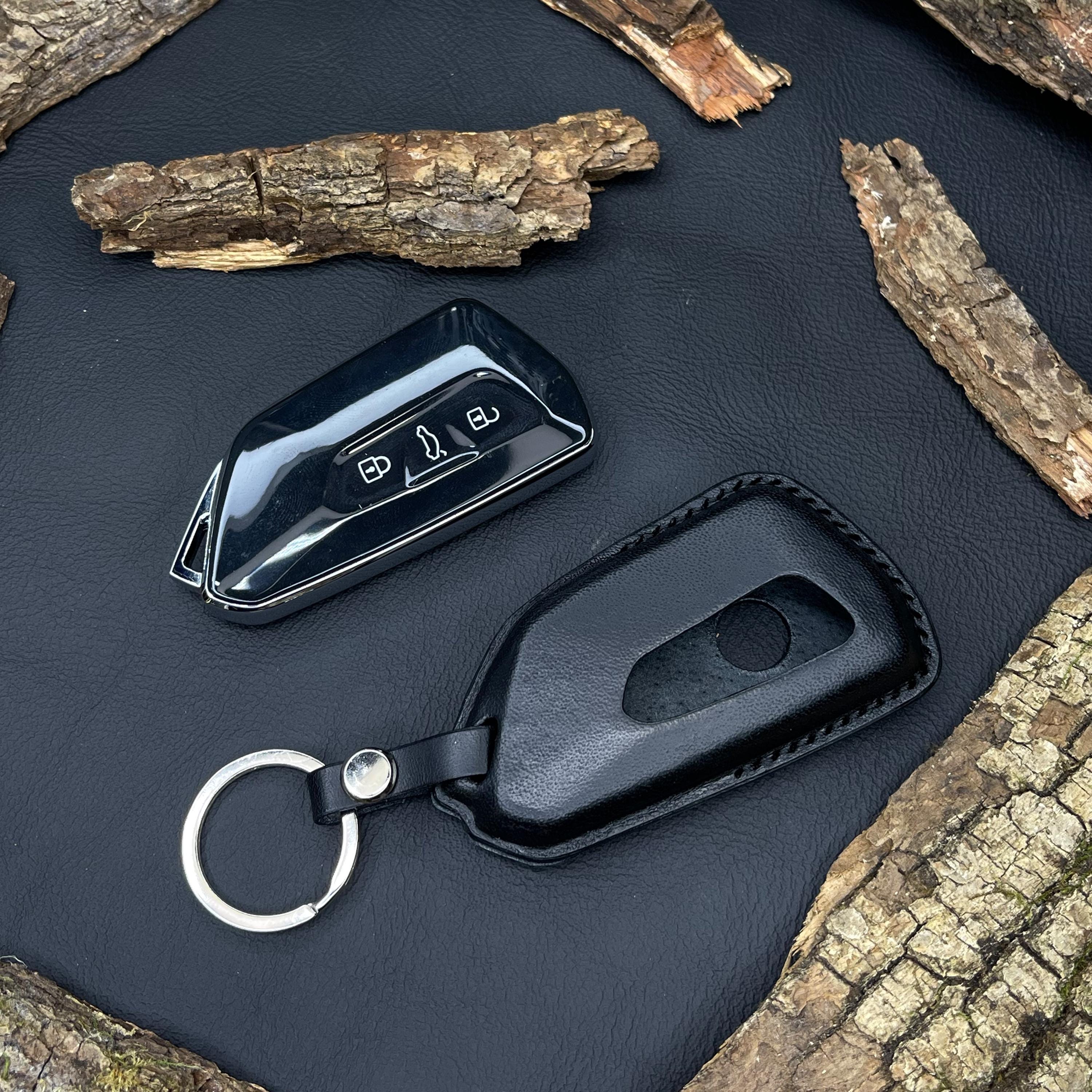 Leather Key Cover for ID.4, ID.6, Golf Tiguan Touareg Passat Arteon Etc ...