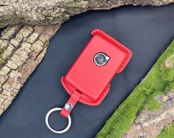 Étui Clé Voiture En Cuir Pour Volvo XC40 XC60 XC90 S60 V60 Etc. - Protection élégante Avec Porte-clés - 7