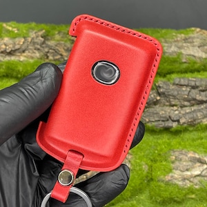 Leather Key Fob Case for Mazda 3 6 CX-5 CX-9 MX-5 | Handmade Key Cover | Smart Key Holder | Gift for Driver Case Compatible with Mazda