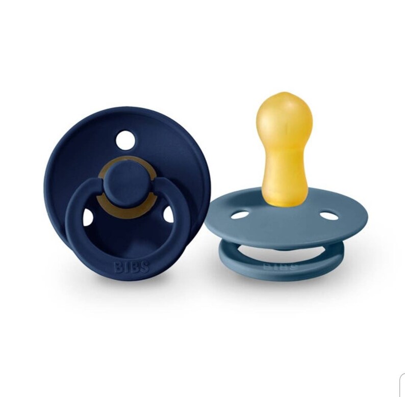 Original BIBS Pacifier 2 Pack Size 2 618 month Babycolor Etsy