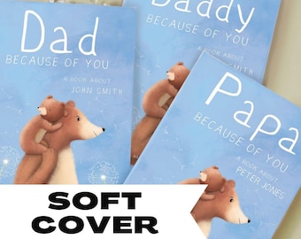 Father&#39;s Day gift, Dad Gift from Children, Dad Personalized Gift, Dad Book, Father&#39;s Day Present, Personalized Gift for Dad, Dad Book