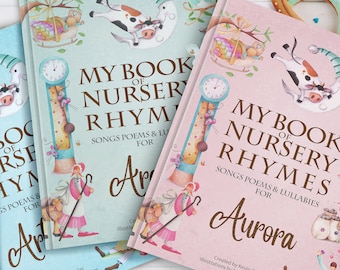 Personalized Nursery Rhymes Book: Baby Name Poem, Newborn Gift