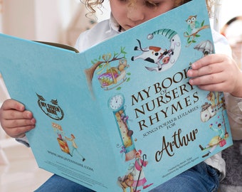Personalized Nursery Rhymes Book: Baby Name Poem, Newborn Gift