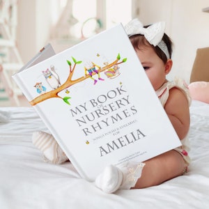 Newborn gift, Personalized Baby Gift, Personalized Baby Book, First Birthday Personalized Gift, Personalized Nursery Book