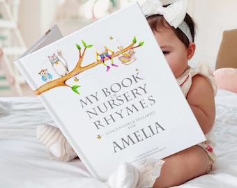 Newborn gift, Personalized Baby Gift, Personalized Baby Book, First Birthday Personalized Gift, Personalized Nursery Book