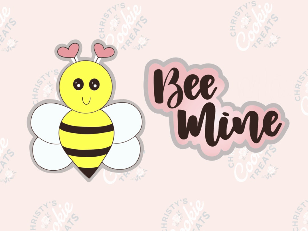 Bee Mine Cookie Cutter Set - Etsy Australia