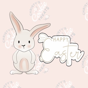 Easter Bunny Cookie Cutter Set