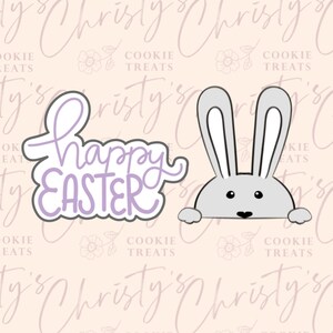 Easter Bunny Cookie Cutter Set (2023)