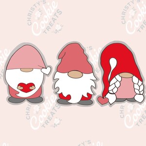 Vday Gnomes Cookie Cutter Set