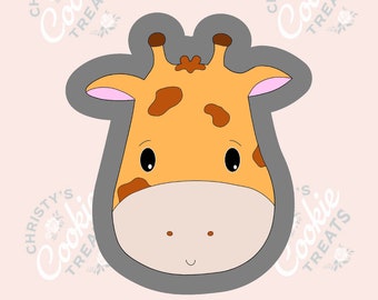 Giraffe Face Cookie Cutter