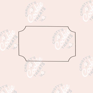 Rectangle Plaque Cookie Cutter