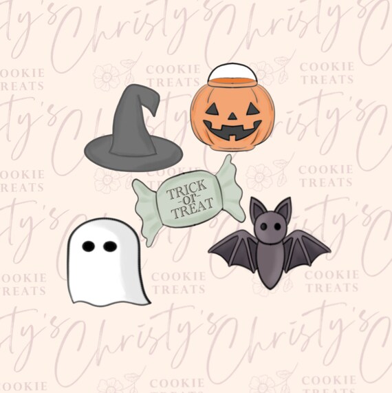 Halloween Cookie Cutter Set Etsy