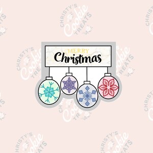 Ornament Plaque Cookie Cutter