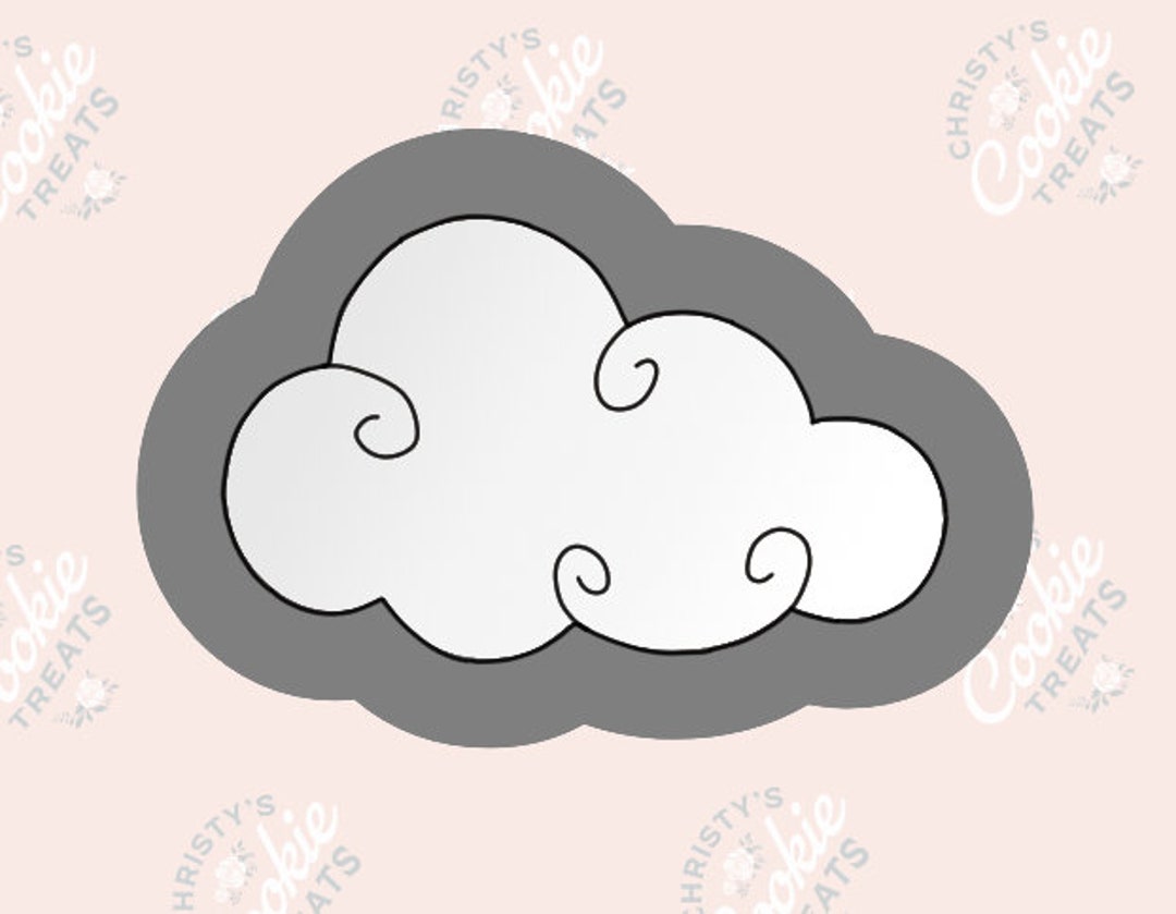 Cloud Cookie Cutter - Etsy