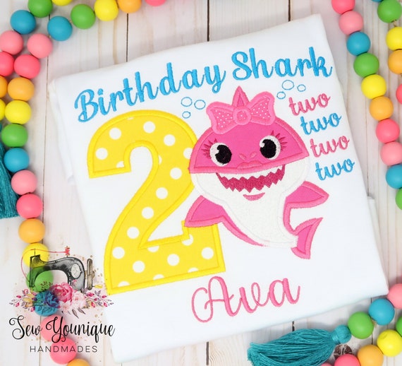 Birthday Girl Baby Shark T-Shirt Birthday Girl Baby Shark T-Shirt