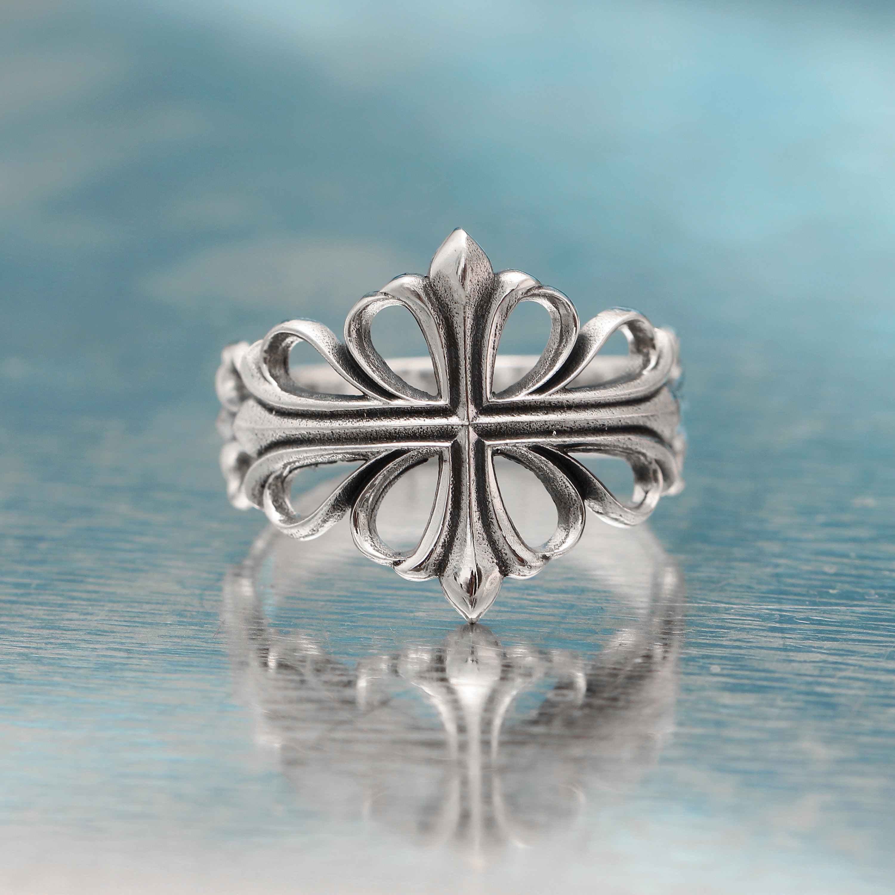 Chrome hearts cheap silver ring