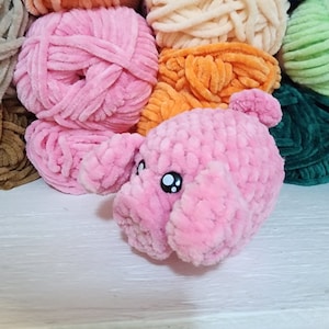 NO-SEW Pocket Pig Crochet Pattern