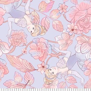 Disney Princess fabric -- Cinderella floral print -- 100% cotton quilting fabric
