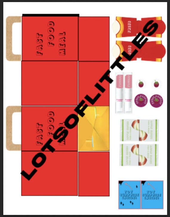 Ag doll cheap food printables