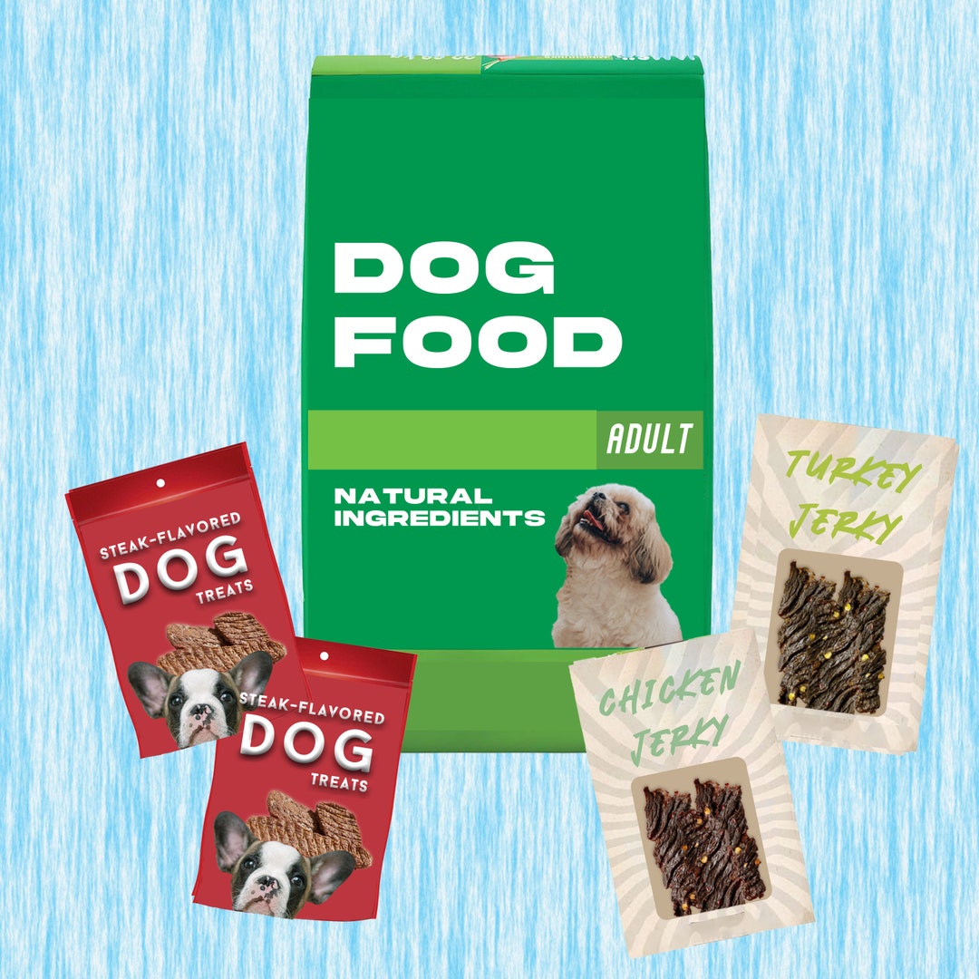 Printable 1:3 Miniature Scale Dog Food Pack | Doll Toys | Doll Food ...