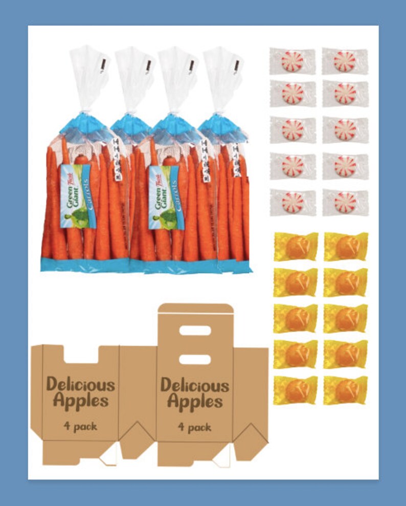 Printable 13 Miniature Scale Horse Treat Pack Doll Toys Etsy