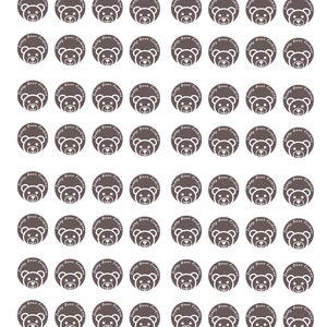 Custom Teddy Bear Stickers
