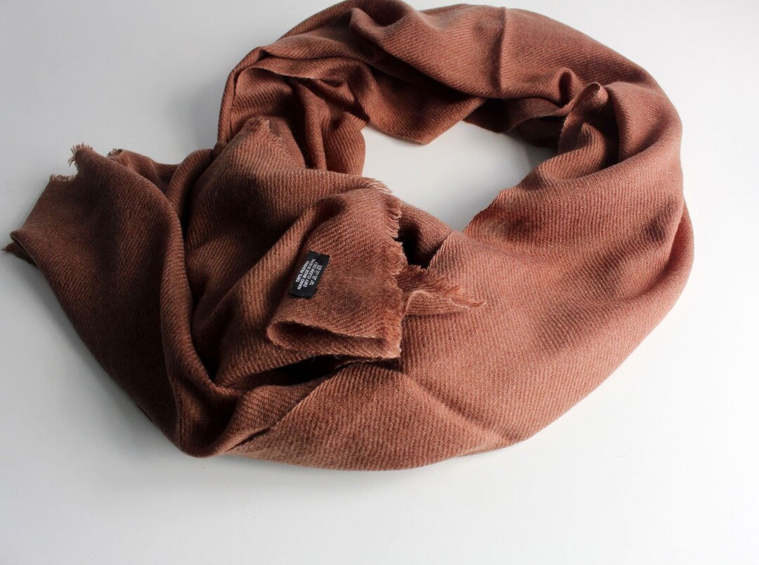 Genuine Exclusive Hand Loomed Hand Made 100 Nepalese Pashmina Brown