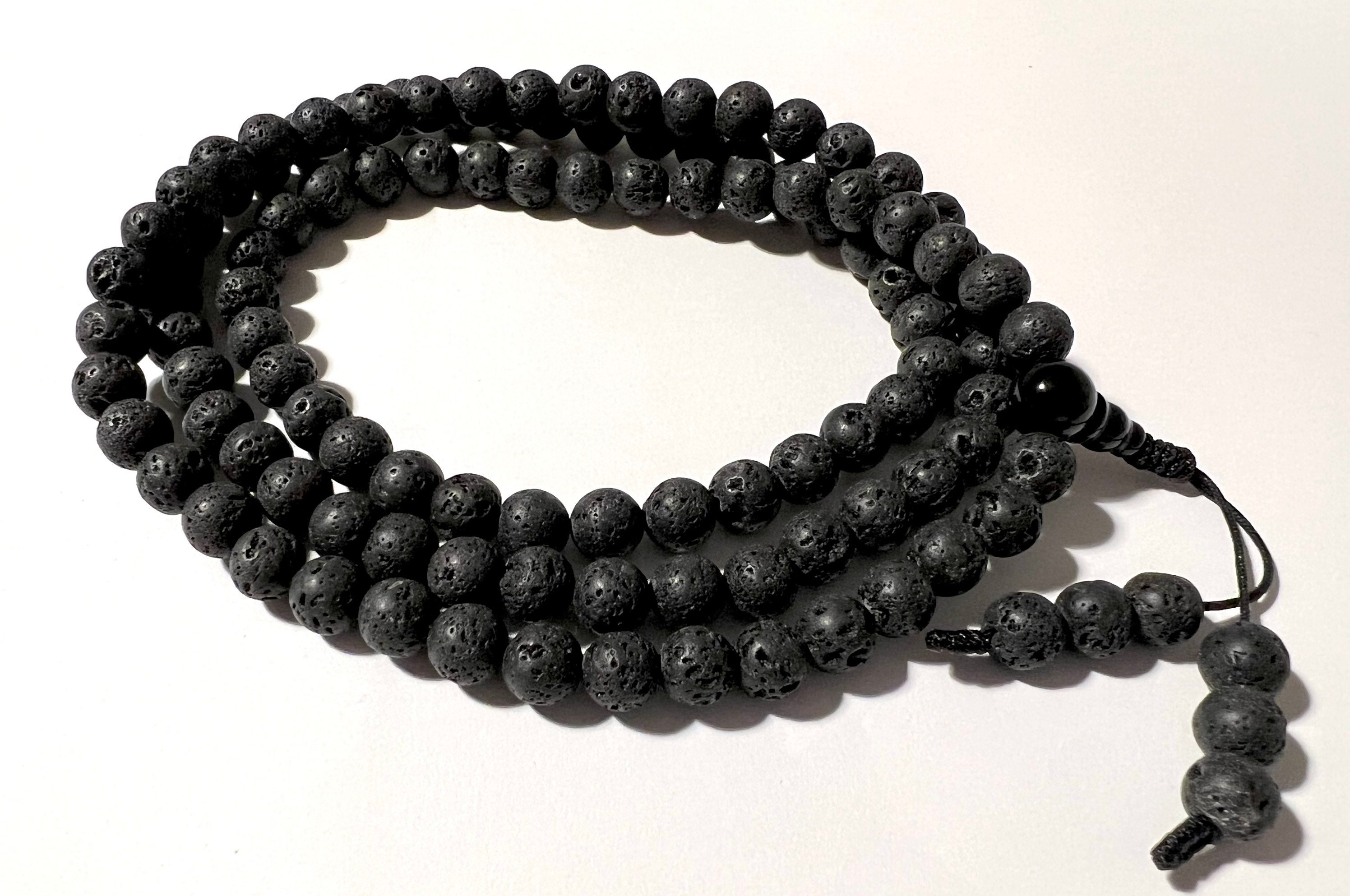 Black moti mala deals