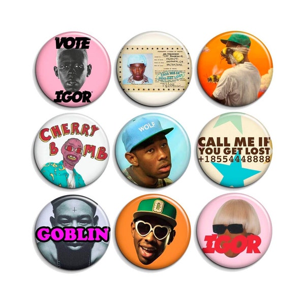 Tyler The Creator button / clip / magnet 1.5" - 3.8cm