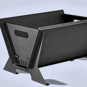 Fire pit. Collapsible Grill. Mangal. DXF File,Cut File,CNC File,Plasma,Laser,Waterjet,Metal Art,Metal Decoration,Garden Decoration,3D Puzzle