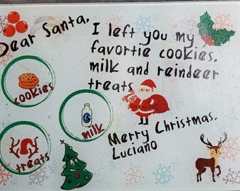 Personalized Santa Cookie Plate