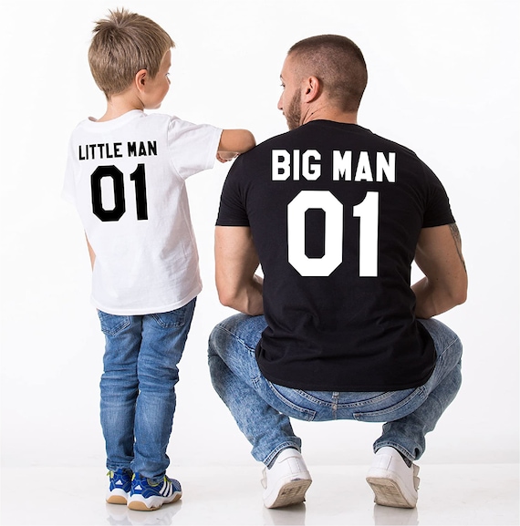 Big man little man big man little man sweatshirts father and son matching  father and son gifts father and son outfit dad and son gift shirt