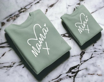 Matching Mama and Mini Sweatshirt Set, Twinning Outfit